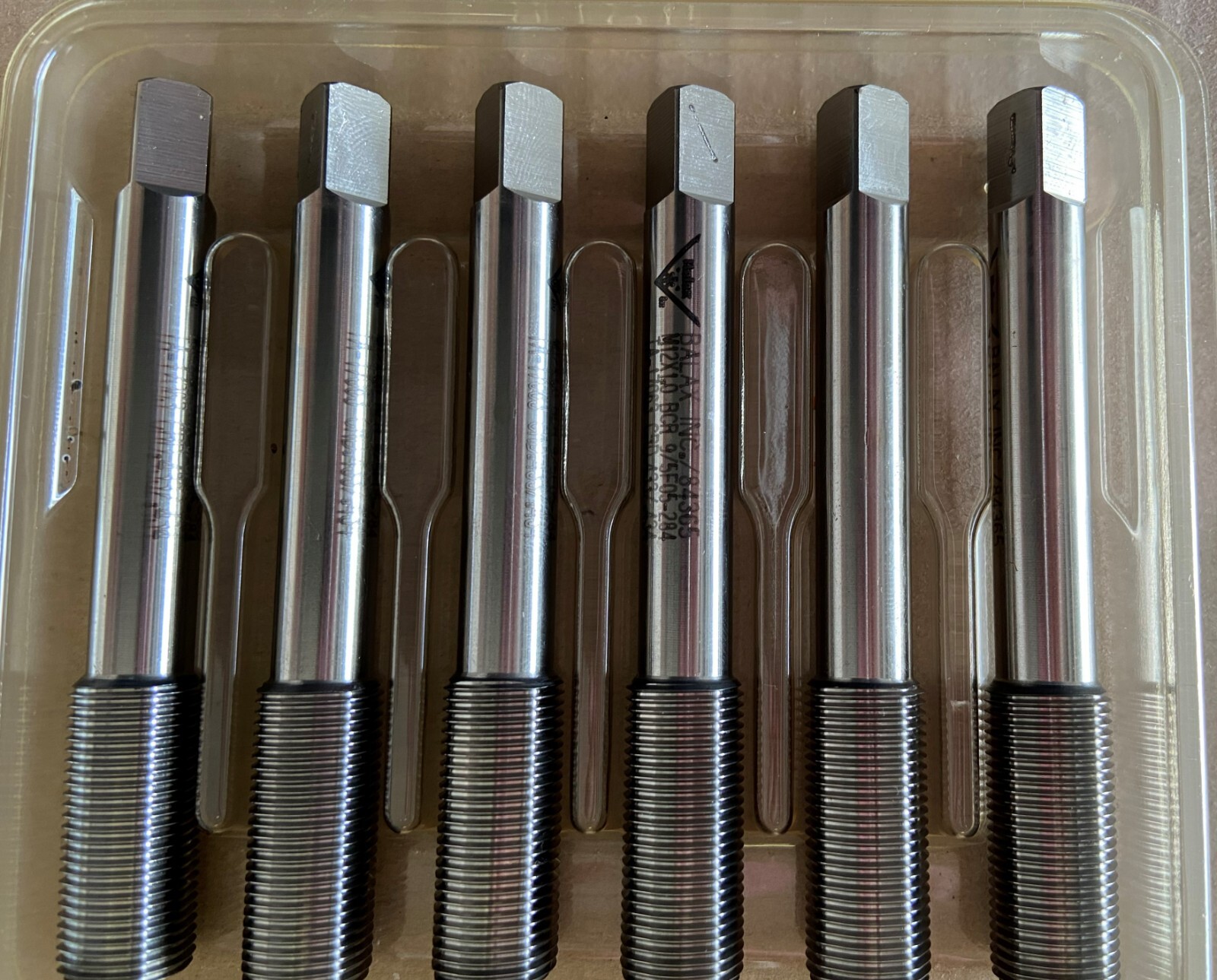 NEW 1 PKG OF 6 BALAX TAPS M12X1.0 BCR 9/5F05-284 CRD.433 /.434 TA-17063 ...