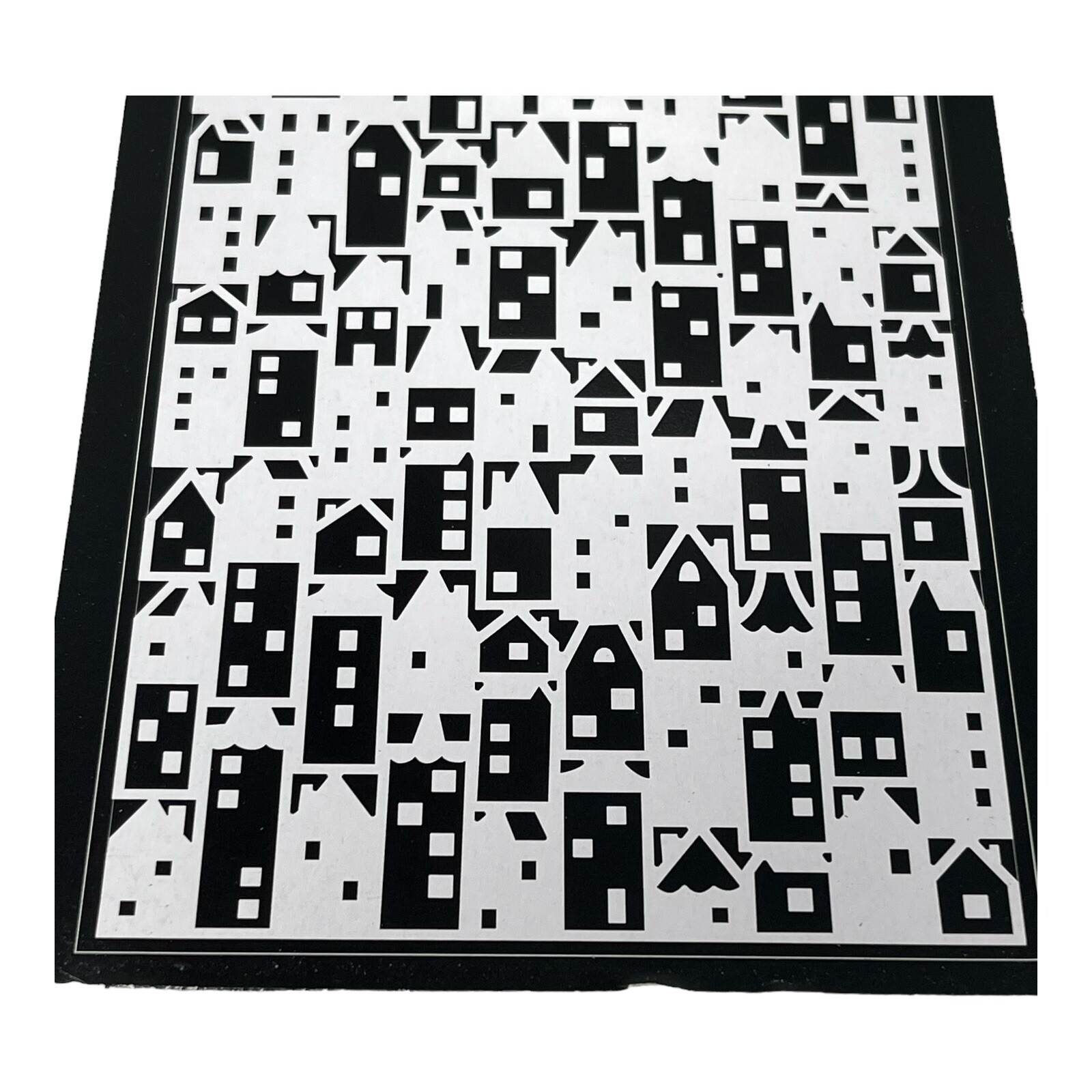 Darice "House Pattern" Embossing Folder for Scrapbooking, Embellishing and More