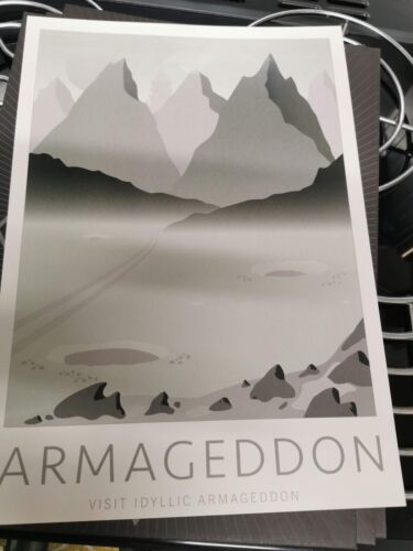 Warhammer Job Lot A3 Art Black Library Poster Armageddon Advert Steel Legion