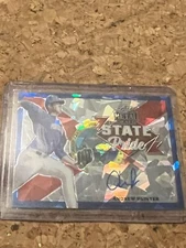 2021 Leaf Metal State Pride BLue Atomic Refractor 13/15 Andrew Painter  AUTO