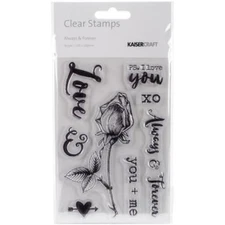 Kaisercraft Clear Stamps Always & Forever S-5, NEW