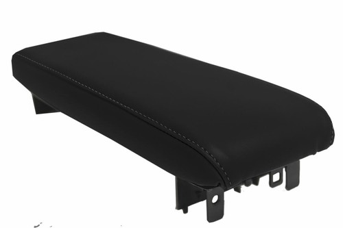Tapa De Consola Central En Piel/PVC Para Toyota Prius 2016-2020 - Color Negro Con Costuras Grises