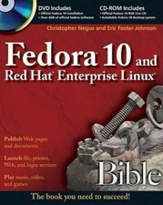 Fedora 10 and Red Hat Enterprise Linux Bible - Paperback - GOOD