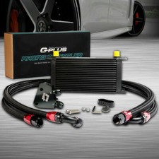 Fit For LS1 LS2 LS3 19 Row 10AN Aluminum Engine Oil Cooler +Sandwich Plate