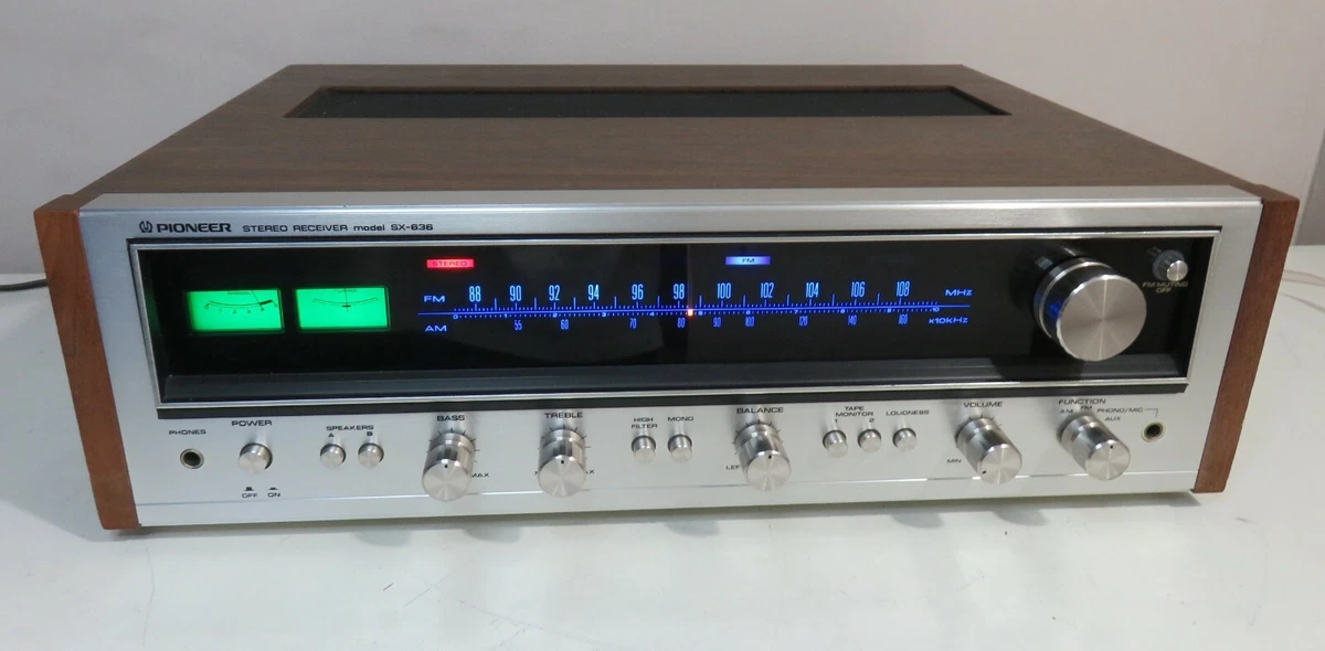 Pioneer パイオニアSX-636 プリメインアンプ ステレオレシーバー フル