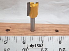 (1) NEW  Yonico 5/8" D Hinge Mortising Carbide Tipped Router Bit Straight y2
