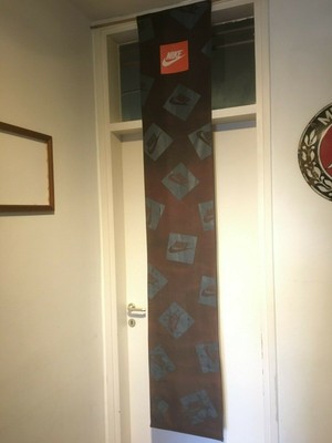 Vintage Nike Logo Sign Banner Display Store Swoosh Advertising
