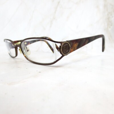 Derton Eyeglasses Frame DOC304 Womens Brown Metal Full Rim  display picture 1