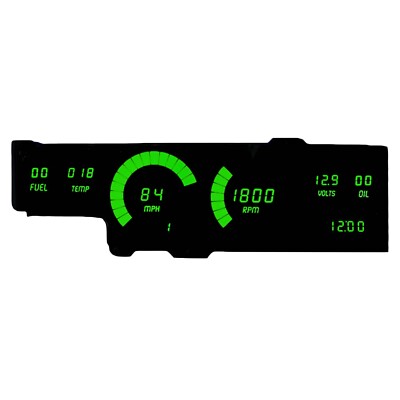 cutlassページ 1978-1988 Oldsmobile Cutlass Blue LED Digital Gauges + GPS Speed