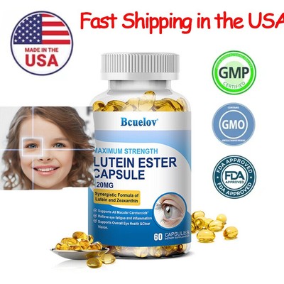 Eye Health Supplement, Lutein Zeaxanthin, Eye Strain Support, Vision Health