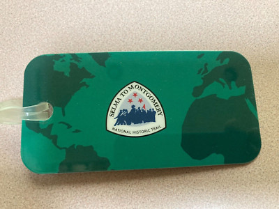 UNIQUE SELMA TO MONTGOMERY TRAIL NATIONAL PARK Luggage ID TAG CIVIL RIGHTS VOTE