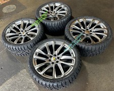 24 Fr98 Escalade Gunmetal Wheels Silverado Tahoe Yukon Sierra 33 Mud Mt Tires 24 Fr98 Escalade Gunmetal Wheels Silverado Tahoe Yukon Sierra 33 Mud Mt Tires
