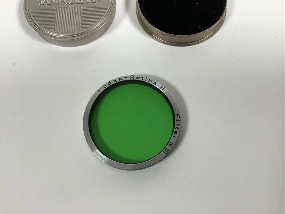 VINTAGE KODAK RETINA II GREEN FILTER 3X WITH METAL CASE MADE IN GERMANY - Image 3 of 4