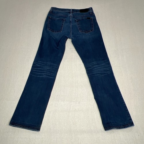 7 For All Man Kind Slimmy Jeans 29 Luxe Performance Mens Stretch Dark Wash denim - Picture 2 of 10