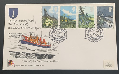 Great Britain FDC 1979 RNLI Spring Flowers from The Isles of Scilly Cover No. 44