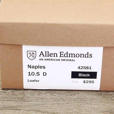 Allen Edmonds NAPLES Loafer 10.5 D Black * with new Cedar  display picture 2