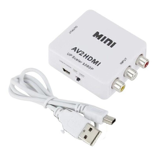 HDMI to RCA Converter Composite AV CVBS Video Adapter 720p 1080p HD Audio Cable - Afbeelding 6 van 10
