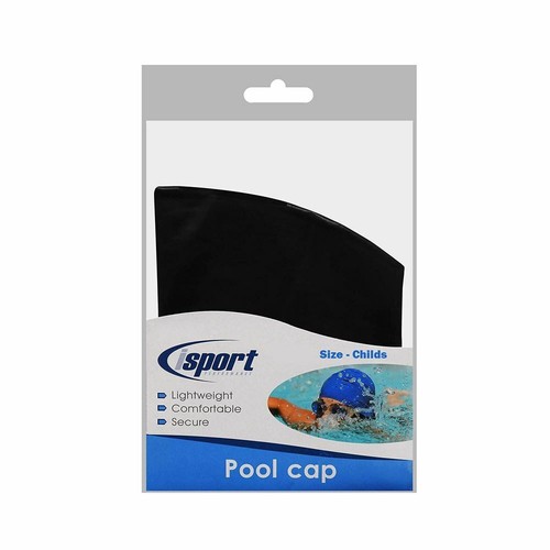 Isport Child & Adult Stretch Fit Swimming Diving Pool Cap | Multiple Colours - Picture 4 of 4