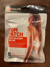KT Tape, CGM Patch For Use With Dexcom G7, Qty 20 Patches Brand New in PKG NWT