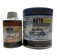 AP - 8030 Autobahn Gray 2K Super Fill Primer / Surfacer Quart Kit