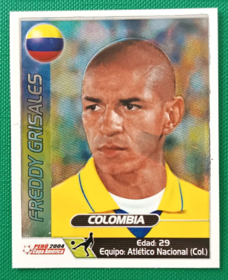 2004 Navarrete Copa America #056 FREDDY GRISALES COLOMBIA Sticker Promo Variant