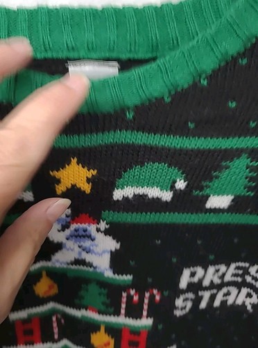 Ugly Christmas Sweater Kids Large Husky Gamer Christmas ugly Sweater - Picture 2 of 8
