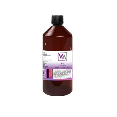 Propylene Glycol 1L Bottle Propylene Glycol 99.9% EP/USP/DAB Pharma Grade
