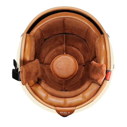 CYRIL Motorcycle Helmet 3/4 Open Face Lightweight C100 Vintage for Adult - Picture 38 of 50
