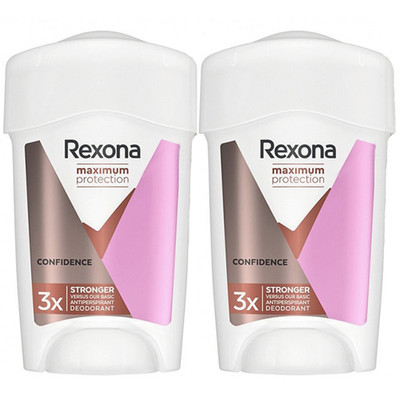 2x Antyperspirant damski w sztyfcie REXONA Maximum Protection Confidence 45 ml