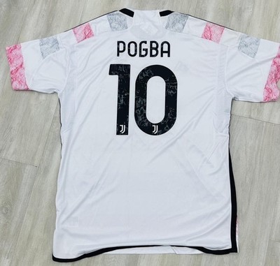 Juventus FC 2023-24 Away Jersey White And Pink 10 POGBA (EUC) size