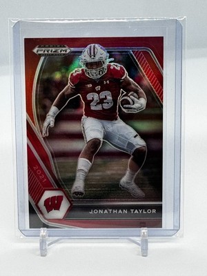 JONATHAN TAYLOR 2021 PANINI PRIZM DRAFT PICKS RED PRIZMS #76 SP COLTS /299