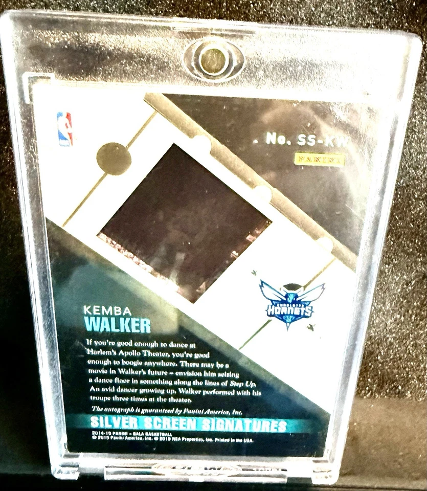 2014-15 Panini Gala - Silver Screen Signatures Kemba Walker #SS-KW /35 (AU) - Image 2 of 2