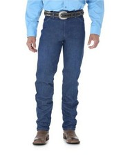 Men's Rigid Wrangler Cowboy Cut 13MWZ Original Fit Jeans - Rigid Indigo Size 38