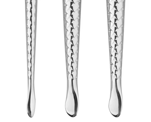 JUEGO DE 7 PIEZAS LA SANTE: BROCHAS DE MAQUILLAJE DE DISEÑO - PLATEADAS Foto 4 de 4