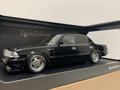 Ignition Model 1/18 Toyota Crown Royal Saloon G 130 Black Diecast Car IG3737