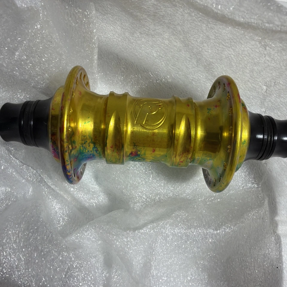 MINI HUBSET PERFIL RACING GALAXY RUST LIMITED BMX EYES 16T RHD - Imagem 3 de 4