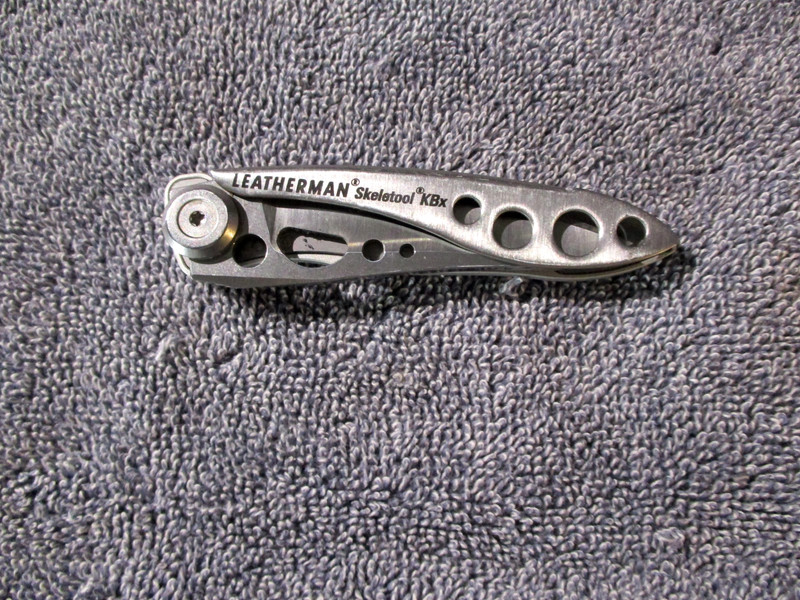 Leatherman Skeletool KBX Pocket Knife w/ Bottle Opener, SILVER!