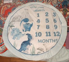 Dinosaurier Baby monatliche Meilenstein Spielmatte