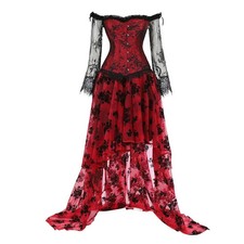 Sexy Lace Wedding Dresses Sexy Jacquard Lace Up Overbust A Line Bridal Gowns