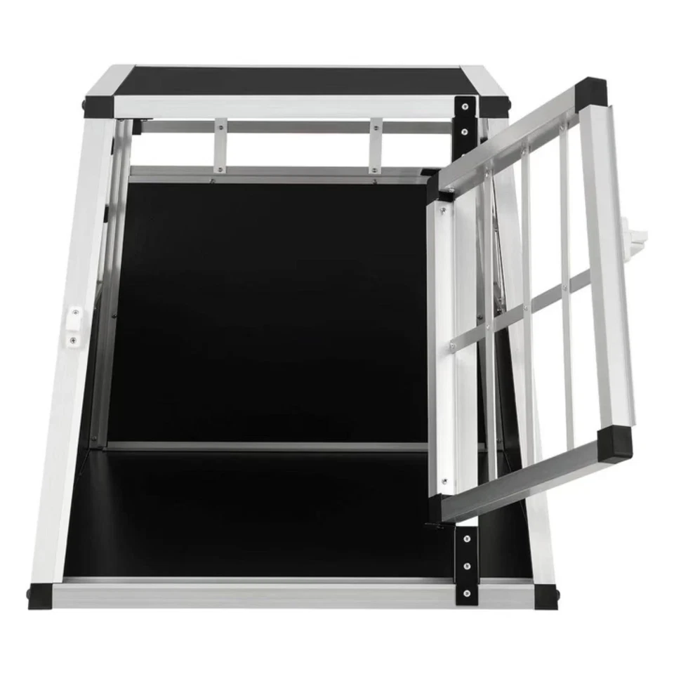 Auto Hundebox Gr. M Hundetransportbox Reisebox Autobox Aluminium B-WARE - Bild 3 von 4