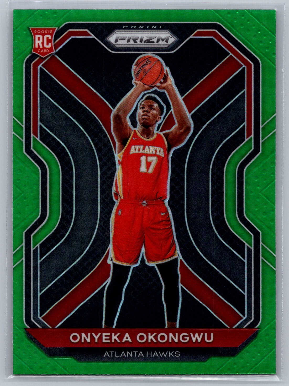 Onyeka Okongwu 2020-21 Panini Prizm Rookie Green #260