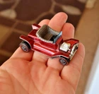 Vintage Hot Wheels Redline Red Line Toy Car 1967 Red Hot Heap Gray Interior LOOK
