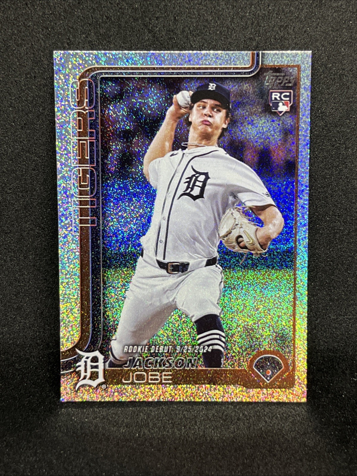 2025 Topps Update Series JACKSON JOBE US193 Sandglitter SP Rookie Debut Tigers