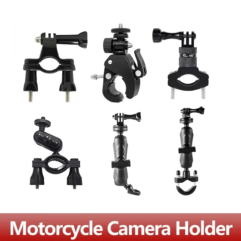 Supporto per Bicicletta per Montaggio Su Manubrio Moto per Gopro Hero 13 12 11 1 - Immagine 2 di 4