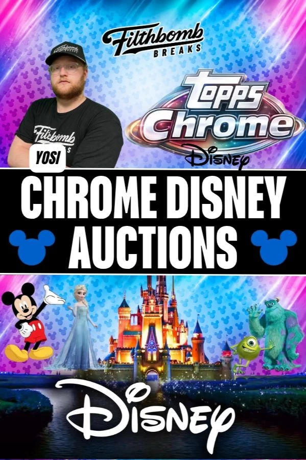 $1 Starts 2026 Topps Chrome Disney Multi Boxer Fun w/YOSI!!!