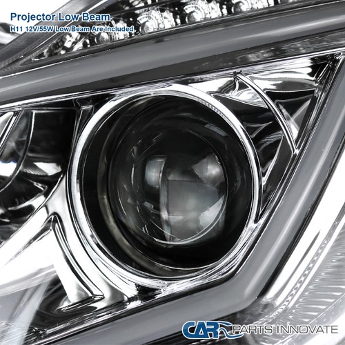 Fits 2001-2007 Mercedes Benz W203 C230 C240 LED Strip Projector Headlights Lamps - Picture 8 of 12