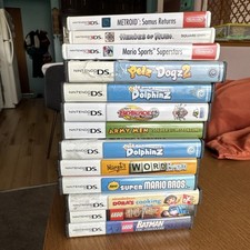EMPTY Case Lot Nintendo DS 3DS Game Box Lot Of 13 Empty Cases Most With Manuals