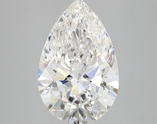 Lab-Grown Diamond 4.00 Ct Pear E VS1 Quality Very good Cut GIA Certified Loose 1099.69 per carat