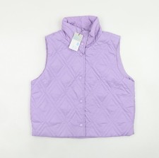 Primark Cares Damen lila Steppweste Gr. S leichte Weste