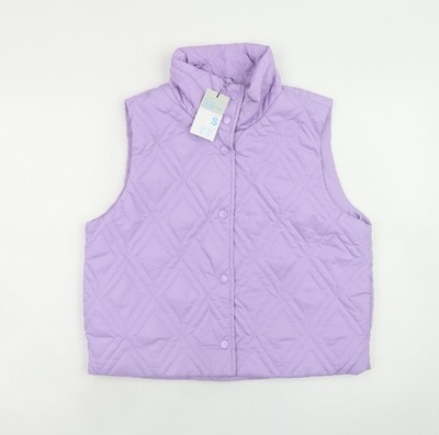 Primark Cares Damen lila Steppweste Gr. S leichte Weste